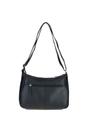 Black 'Meath' Real Leather Shoulder Bag, Image 4 of 5