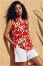 Red Floral ITY Top, Image 1 of 4
