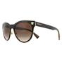 Brown Cat Eye Dark Havana Brown Gradient Sunglasses, Image 2 of 6