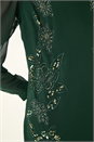 Green Premium Embellished Shift Dress, Image 5 of 5
