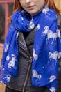 Blue Unicorn Lightweight Scarf, Image 1 of 1