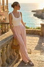 Pink Stripe Full Length Trouser, Image 2 of 5