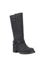 Black Nash Tall Biker Boots, Image 1 of 5