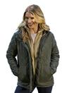 Khaki Nebraskan Borg 3 in 1 Padded Jacket, Image 1 of 5