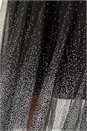 Black Polka Dot Print Elasticated Mesh Skirt, Image 5 of 5