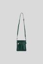 Green Real Leather Crossbody Bag with Adjustable Strap, Image 4 of 5