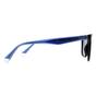 Black Square Black Transparent Blue Blue Polarized Sunglasses, Image 4 of 4