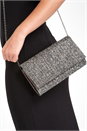 PEWTER Sparkle Clutch Bag, Image 1 of 5