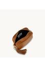 Tan The Tassel Tan Leather Crossbody Bag, Image 4 of 4