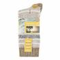 Beige 3 Pack Heavy Duty Hiking Socks, Image 3 of 3