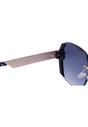 Blue AVANT-GARDE PARIS Blue Bold Square Sunglasses, Image 4 of 7