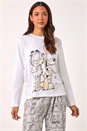 White Garfield and Odie Pyjama Set, Image 2 of 5