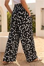 Black Heart Print Palazzo Trouser, Image 3 of 4
