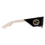 Black Gucci Black Rectangle Black with Ivory Grey GG1664S, Image 4 of 4