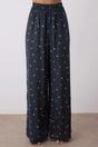 Navy WOVCOR Navy 2-Piece Printed Woven Pajama Set, Image 2 of 3