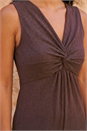 Chocolate Petite Textured Jumpsuit, Image 4 of 4