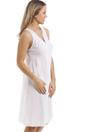 White Camille Lingerie White Embroidered Chemise Full Slip, Image 4 of 5