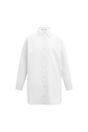 White Prena Cover Up Plain Beach Shirt, Image 2 of 5