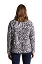 Charcoal Annjela Graphic Print Half Zip Fleece Top, Image 2 of 3