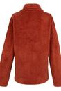 Rust Heidy Fluffy Full Zip Fleece Jacket, Image 2 of 4