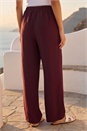 Wine Petite Pull On Woven Trouser, Image 3 of 4
