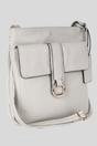 Grey 'Heaven' Real Leather Cross Body Bag, Image 2 of 4