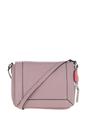 Pink 'Tsanta' Flap Over Real Leather Shoulder Bag, Image 1 of 4