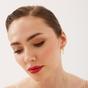Gold Sterling Silver Pave Spike Rhombus Drop Earring, Image 5 of 5