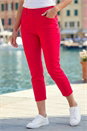 Red Cropped Stretch Denim Jegging, Image 2 of 4
