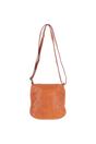 Tan Real Leather Small Luxurious Flight Bag, Image 4 of 5