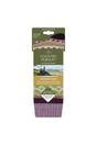 Purple Wool Blend Cushioned Hiking Boot Socks, Image 2 of 3