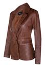 Tan Soft Leather Blazer Jacket-Apeldoorn, Image 3 of 5