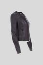 Dark Brown Brampton London Dark Brown 'Style E' Real Leather Jacket, Image 4 of 4