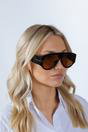 Orange Oversized Rounded Sunglasses, Image 3 of 6