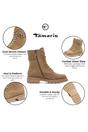 White Tamaris White Tamaris Womens Camel Beige Combat Boots, Image 2 of 7