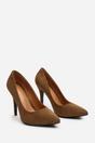 Khaki 'Leah' Toe Pumps High Heels, Image 3 of 5