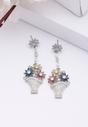Multi AVANT-GARDE PARIS Multi Diva Cute Bouquet Drop Earrings, Image 2 of 5