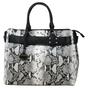 Black Snake Skin Tote Bag, Image 1 of 1