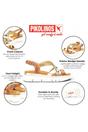 Brown Womens Heel Summer Sandals -W4N-0650C1, Image 3 of 8