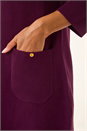 Purple Patch Pocket Knit Dress, Image 5 of 5