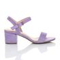 Lilac AJVANI Lilac Mid Block Heel Strappy Sandals, Image 2 of 5