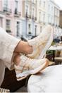  Constance Mixed Media Panelled Trainers, Image 4 of 5