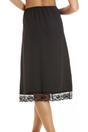 Black Camille Lingerie Black 26" Length Underskirt Slip, Image 5 of 5