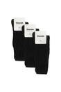 Black 3 Pairs Over The Knee Wool Socks, Image 2 of 5