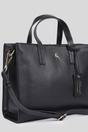 Black Ashwood Leather Black 'Sogno di Pelle' Real Leather Tote Bag, Image 2 of 4