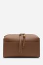 Dark Brown Where's That From Dark Brown 'Dune' Faux Leather Structured Mini Shoulder Bag, Image 1 of 7