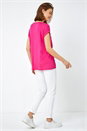 Pink Embellished Star Print T-Shirt , Image 3 of 5