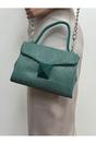 Green Green Suede Rhinestone Grab Bag, Image 2 of 3