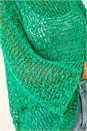 Green Light Weight Open Knit Jumper, Image 5 of 5
