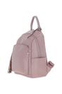 Pink 'Lusso Legato' Real Leather Backpack, Image 2 of 4